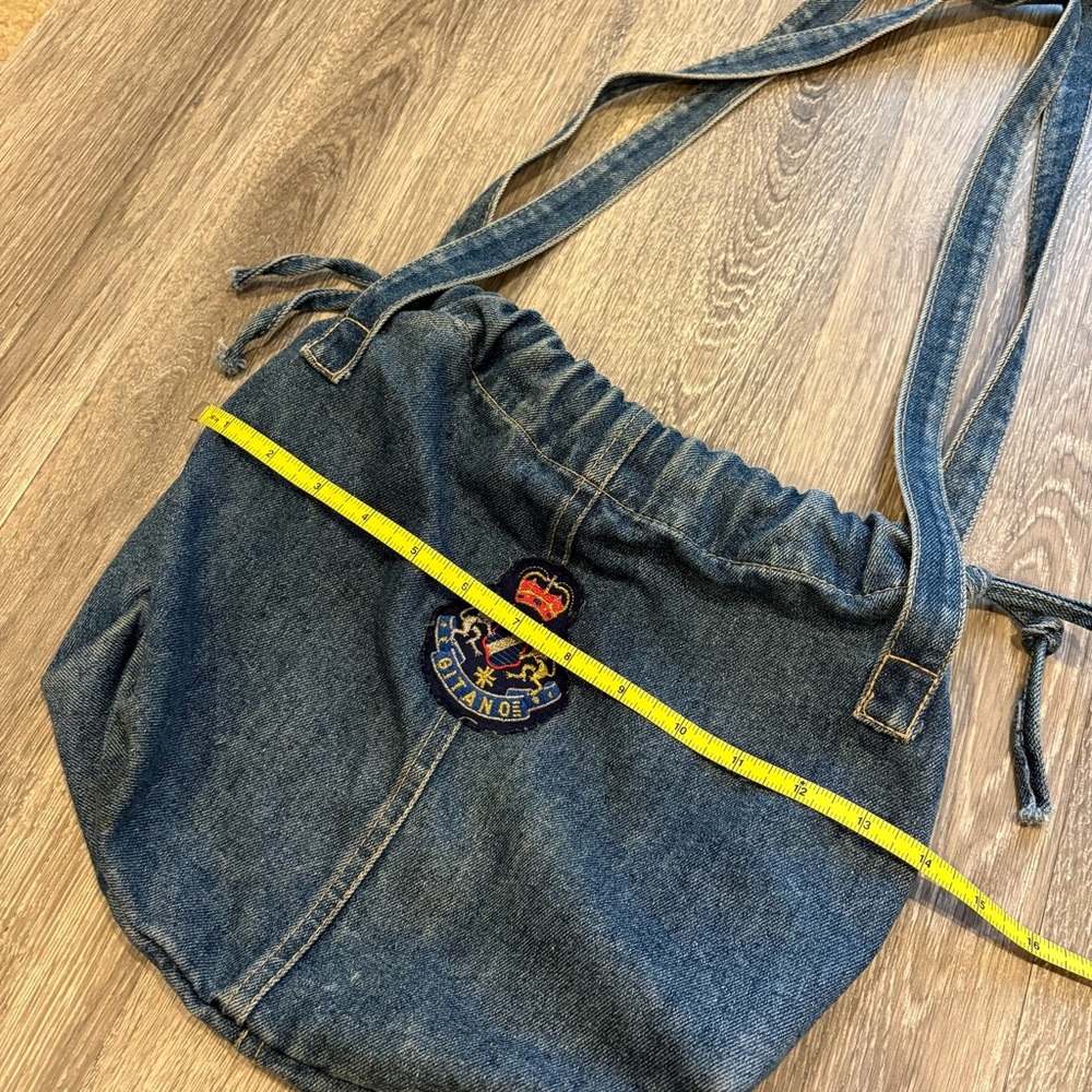 Vintage Gitano Embroidered Patch Denim Shoulder B… - image 4
